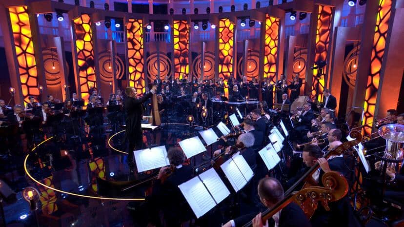 Andrea Bocelli and her son in the Easter concert “Miracle of Life” on TVP1 (2021)